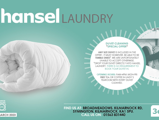 Duvet Cleaning Special Offer at the Hansel Laundry