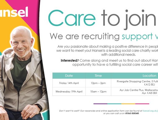 Find out about a career in social care with Hansel