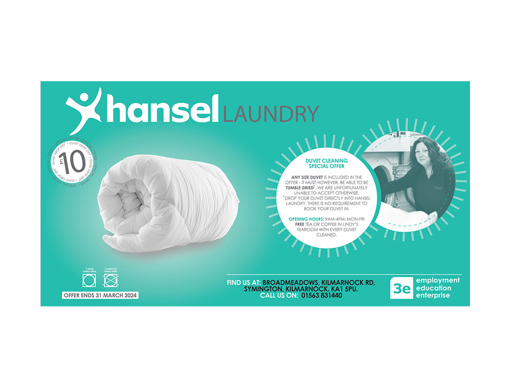 Hansel Laundry - Duvet Cleaning Special Offer 