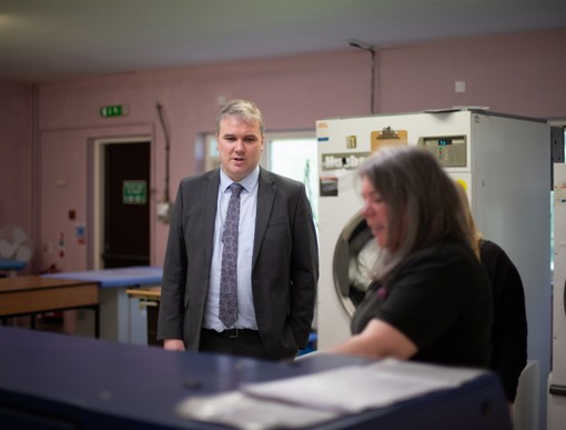 Tom Arthur MSP visits Hansel