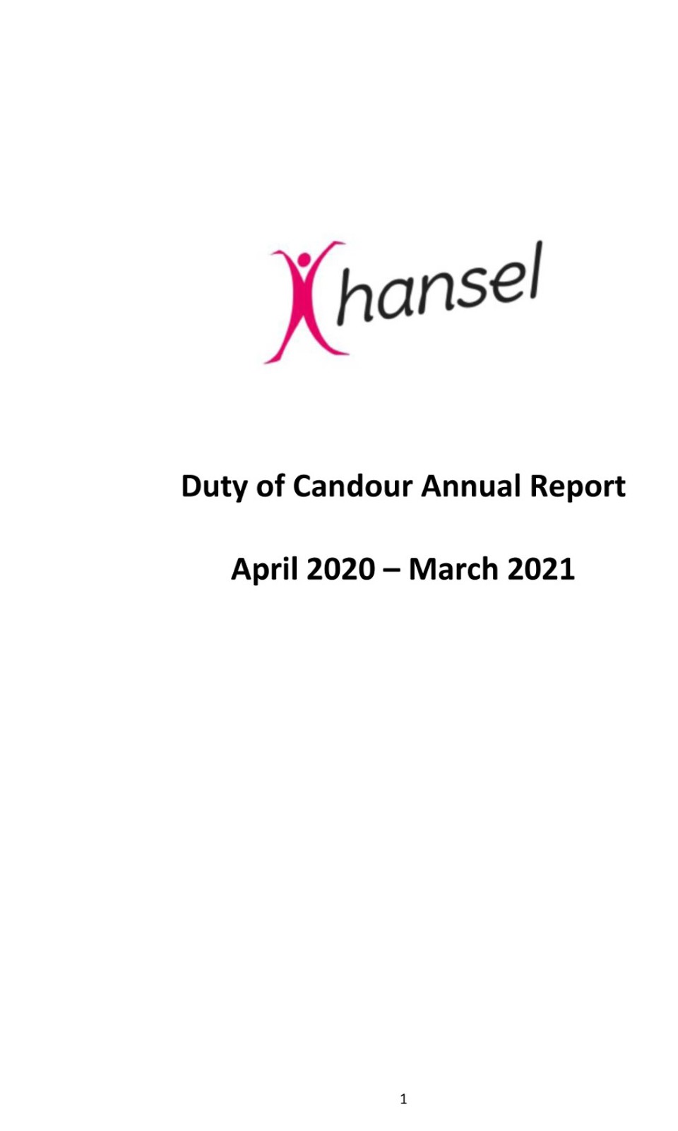 Duty of Candour Report 2021