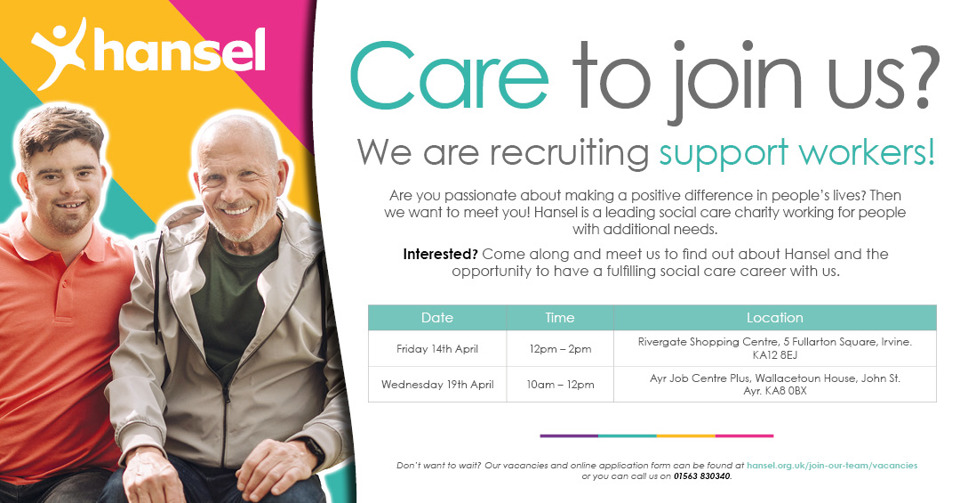 Find out about a career in social care with Hansel 