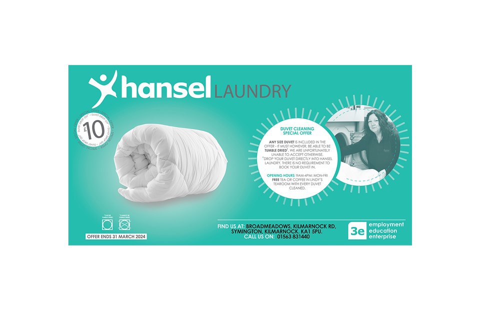 Hansel Laundry - Duvet Cleaning Special Offer 