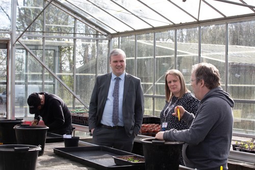 Tom Arthur MSP visits Hansel 