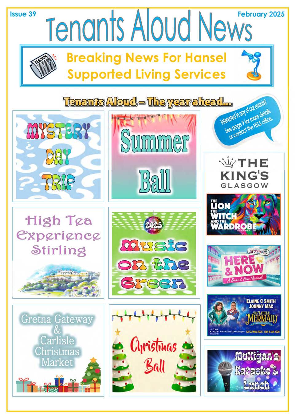 Tenants Aloud Newsletter - Feb 2025